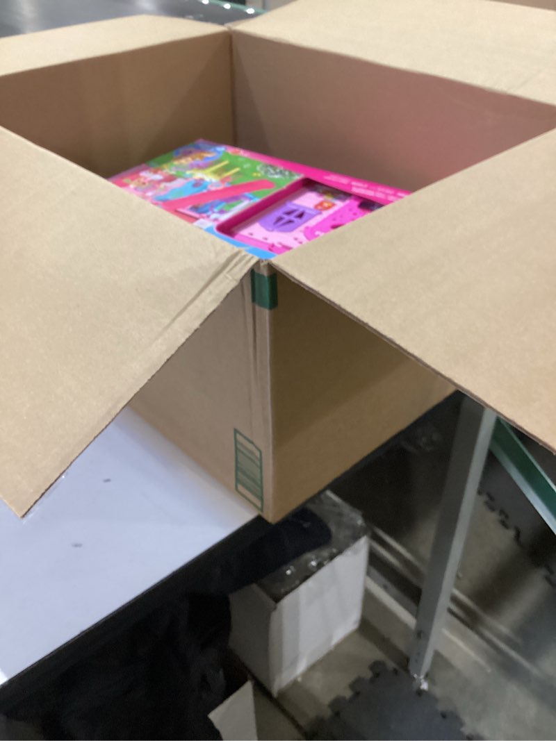 Condition photo showing New/Like New for Barbie Chelsea Toy Dollhouse with 15+ Accessories, Pop-Up House Expands to 17+ x 13+ inches with 5 Play Areas & Slide, Includes Small Doll & Pet Dog