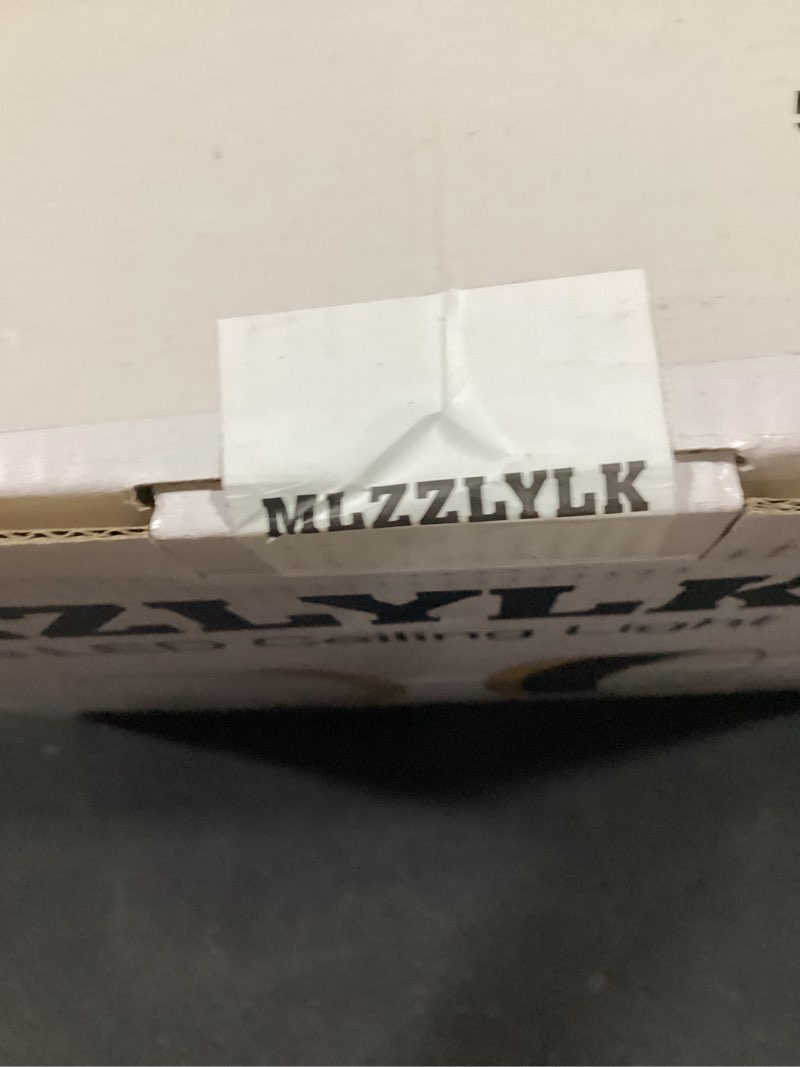 Condition photo showing New/Like New for 15.8 inch wood (black) led flush mount ceiling light fixture,42w 4200lm,3000k/3500k/4000k/5000k/6000k cct selectable,close to ceiling dimmable round flat panel light for bedroom,hallway,kitchen,black black 15.8 inch-1pk