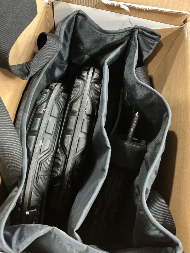 Condition photo showing As Is for uppababy all-terrain wheels for vista, vista v2 and vista v3 stroller - durable for snow & cobblestones - quick attachment - includes four, never-flat wheels & storage bag