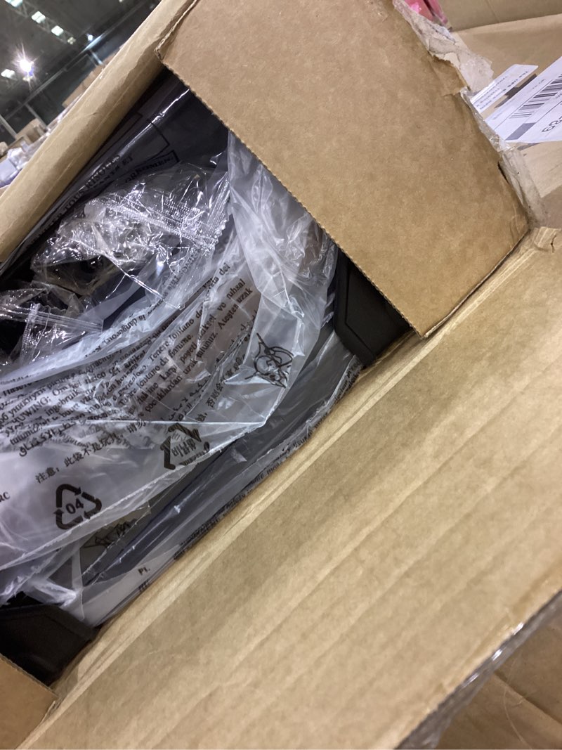 Condition photo showing New/Like New for Small Coffee Bar Station, 5-Tier Bakers Rack with Storage, Corner Coffee Stand Station for Small Space, for Kitchen, Entryway, Living Room, with 3 S-Shaped Hooks, Rustic Brown