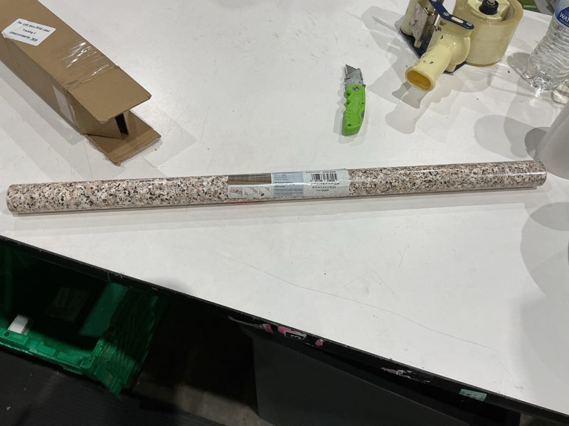 Condition photo showing Good Condition for d-c-fix decorative self-adhesive film, granite brown