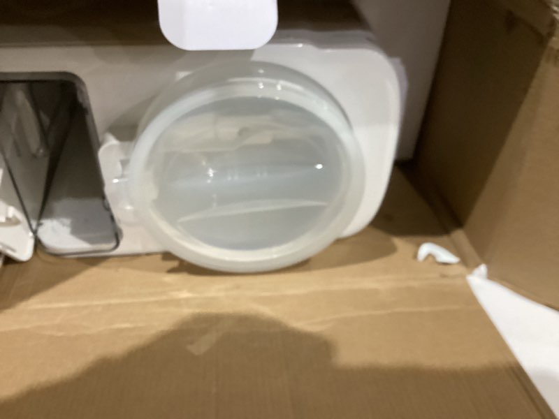 Condition photo showing As Is for advanced baby formula maker with automatic mix & clean, fast formula dispenser with accurate sensors, instant warm water, moisture-proof, fits most bottles & formula, dishwasher-safe (white)