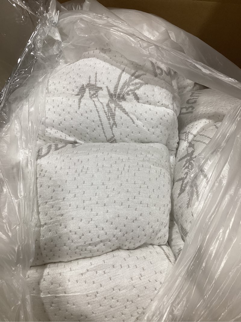 Condition photo showing New/Like New for Ultra Soft Queen Size Mattress Topper - Viscose Made from Bamboo Pillow Top Mattress Pad for Back Pain Relief - Naturally Cooling for Hot Sleepers, White