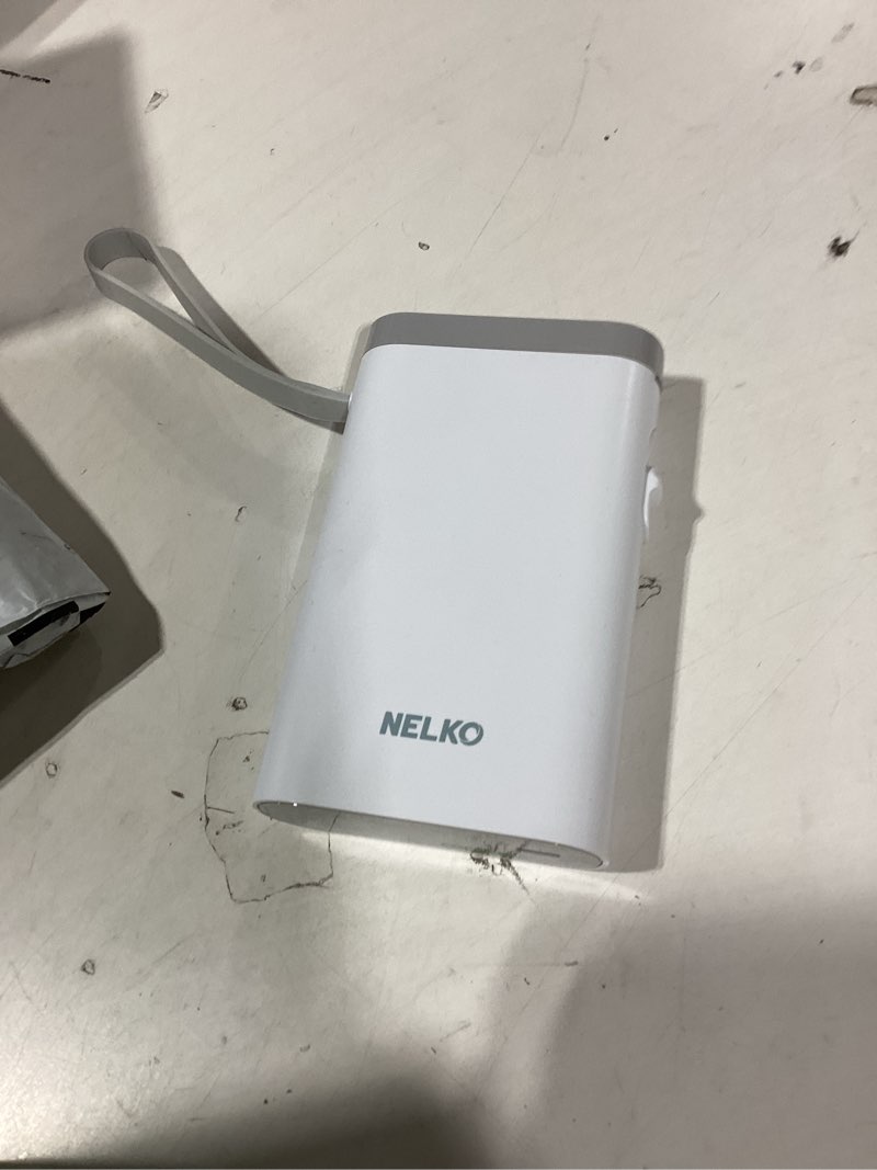 Condition photo showing New/Like New for nelko label maker machine with tape, p21 bluetooth label printer, wireless mini label makers with multiple templates for school office home, white