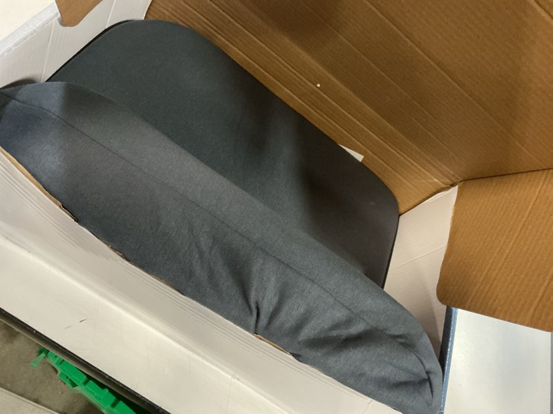 Condition photo showing Good Condition for memory foam seat cushion, ergonomic office chair cushion for back, coccyx, sciatica & tailbone pain relief and pressure relief – ideal for car seat, wheelchair, stadium & recliner, extra cover (gray)