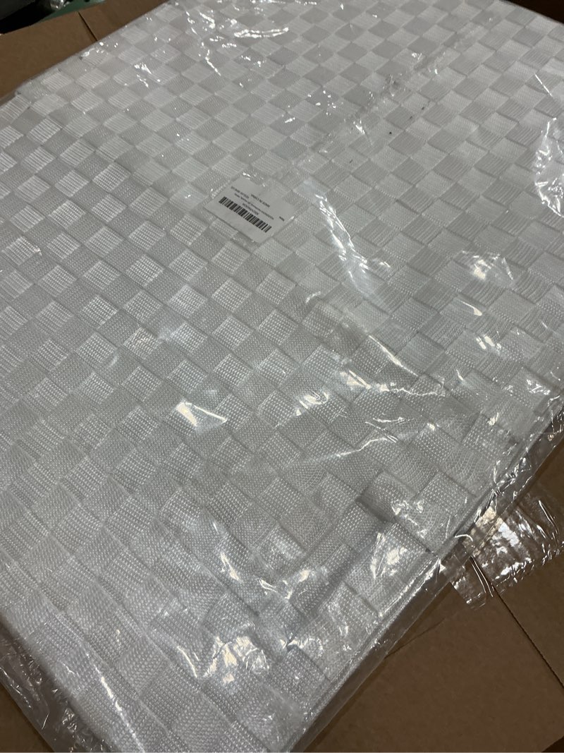 Condition photo showing New/Like New for YOUDENOVA Handwoven Laundry Basket Hamper with Removable Bag and Lid, Collapsible Clothes Hamper with Handle, White 90L White