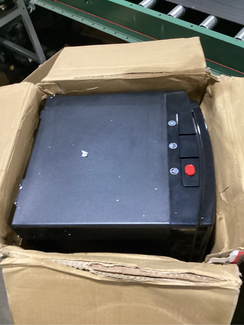 Condition photo showing As Is for frigidaire, 5 gallon bottom loading hot and cold water dispenser, stainless steel
