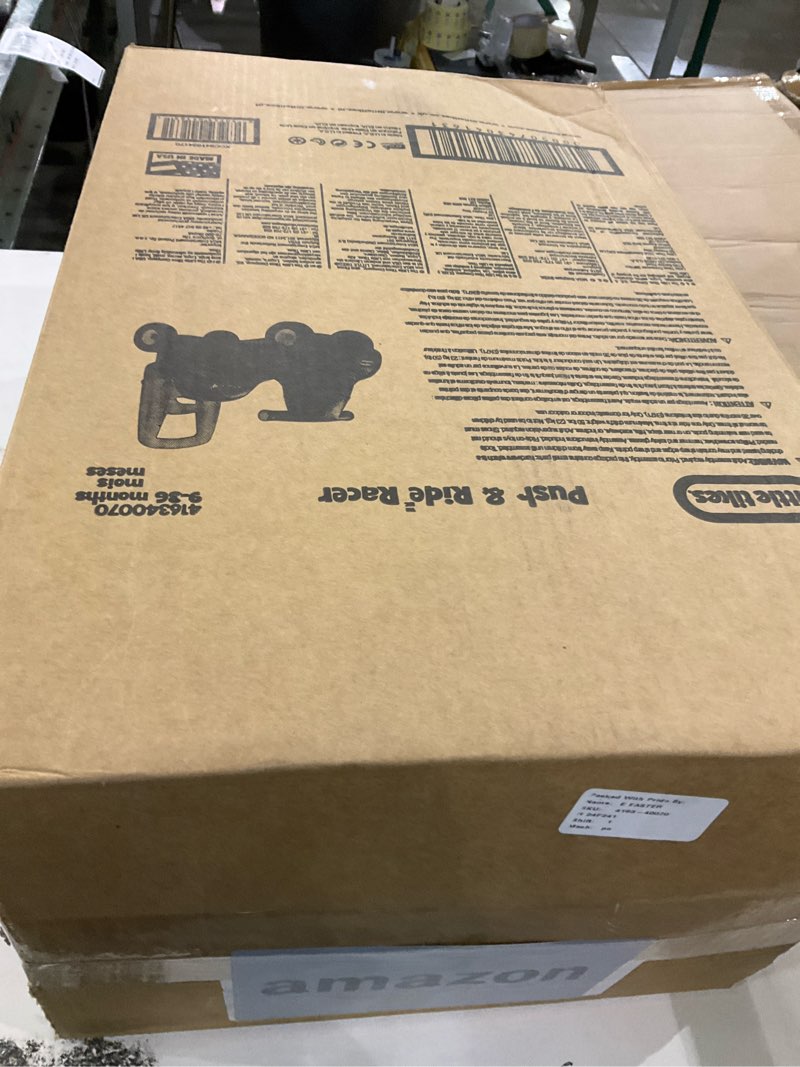 Condition photo showing New/Like New for Little Tikes Push and Ride Racer – (Amazon Exclusive), 22"L x 10"W x 17"H with screws