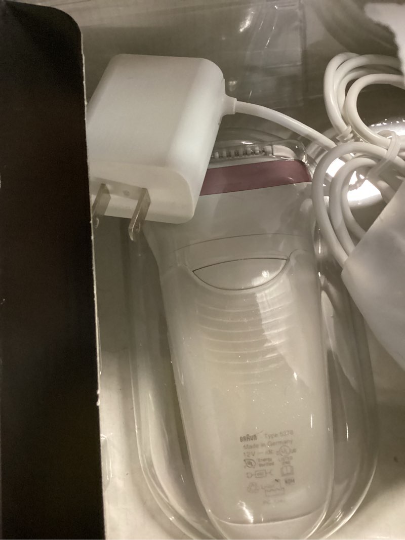 Condition photo showing Good Condition for braun epilator silk-épil 9 9-720, hair removal device, epilator for women, wet/dry, waterproof, 3-in-1 epilate, shave, or trim, salon-like smooth skin, womens shaver & trimmer, cordless, rechargeable ses9-720