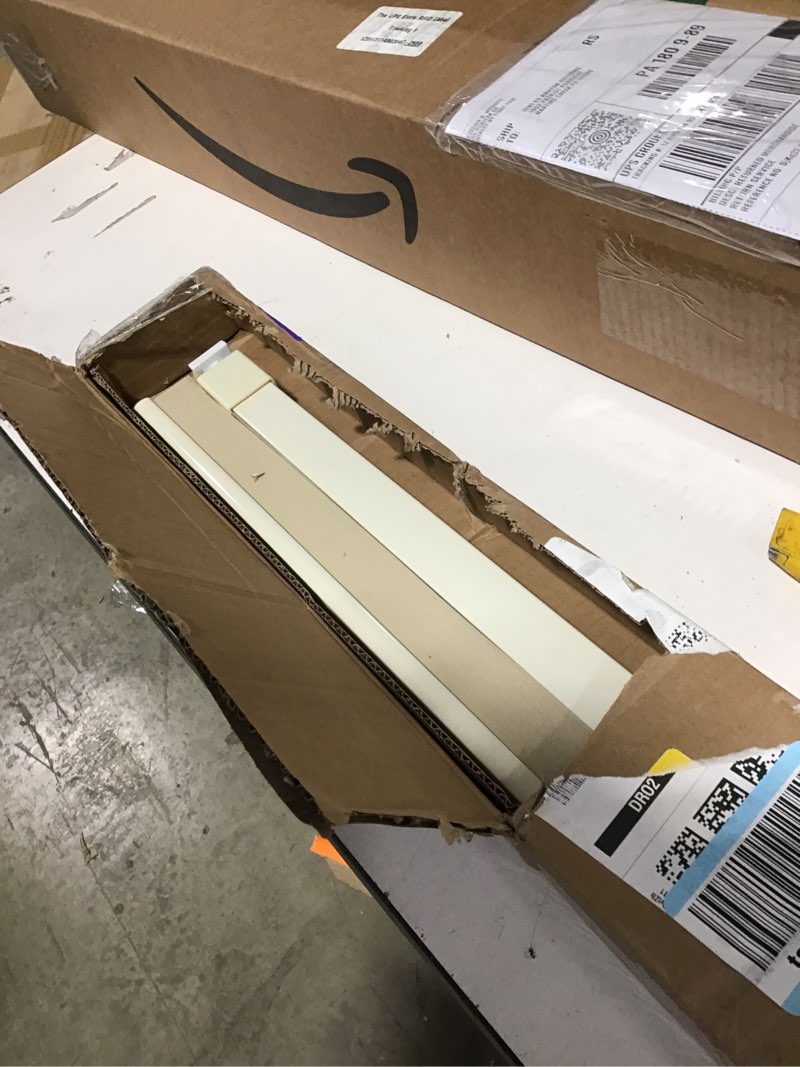 Condition photo showing As Is for no Drill Cordless Roman Shades for Windows, 30" W × 64" H - Light Filtering - Linen - Beige Light Filtering - Linen - Beige 30" W × 64" H