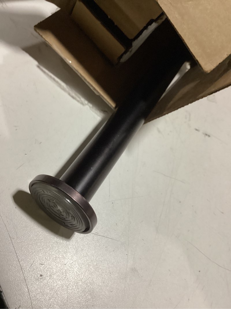 Condition photo showing Good Condition for ivilon tension curtain rod - spring tension rod for windows or shower, 54 to 90 inch. oil rubbed bronze orb 54" to 90" oil rubbed bronze