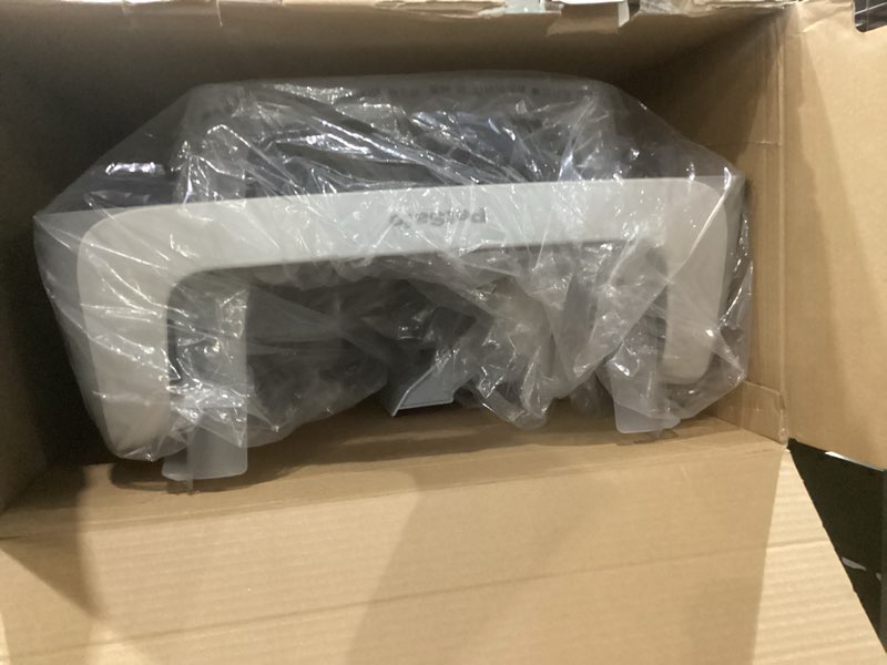 Condition photo showing New/Like New for NOT TESTED PetSafe Legacy ScoopFree Crystal Pro Self-Cleaning Automatic Cat Litter Box - Front-Entry Motion-Sensing Cat Box with Integrated Health Counter - Includes 1 Disposable Crystal Litter Tray One Size Crystal Pro Legacy Litter Box