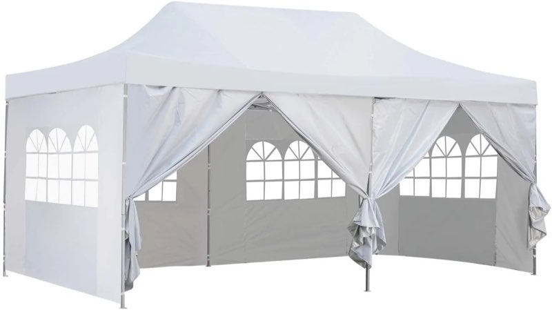 Amazon Basics Canopy Tent 10ft large white