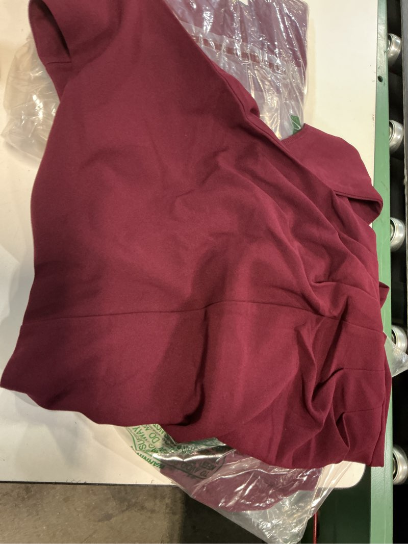 Condition photo showing Good Condition for (different color to stock photo ) woosea women sleeveless v neck split evening cocktail long dress large