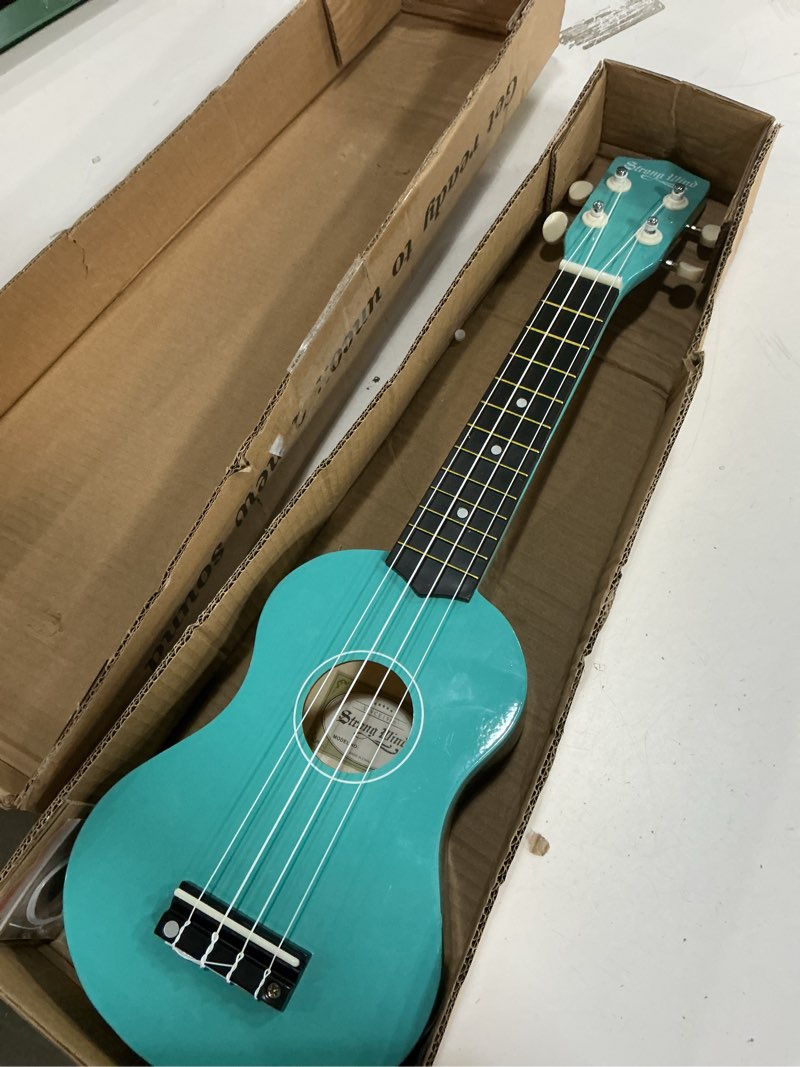 Condition photo showing Good Condition for Strong Wind Soprano Ukulele - Stringed Musical Instrument Ukulele for Beginners Adults, 21 Inch Basswood Ukelele (Light blue)