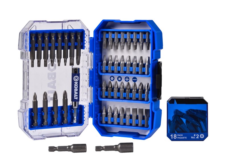  Kobalt Screwdriver Bit Set 65 -Piece in the Screwdriver Bits department at Lowes