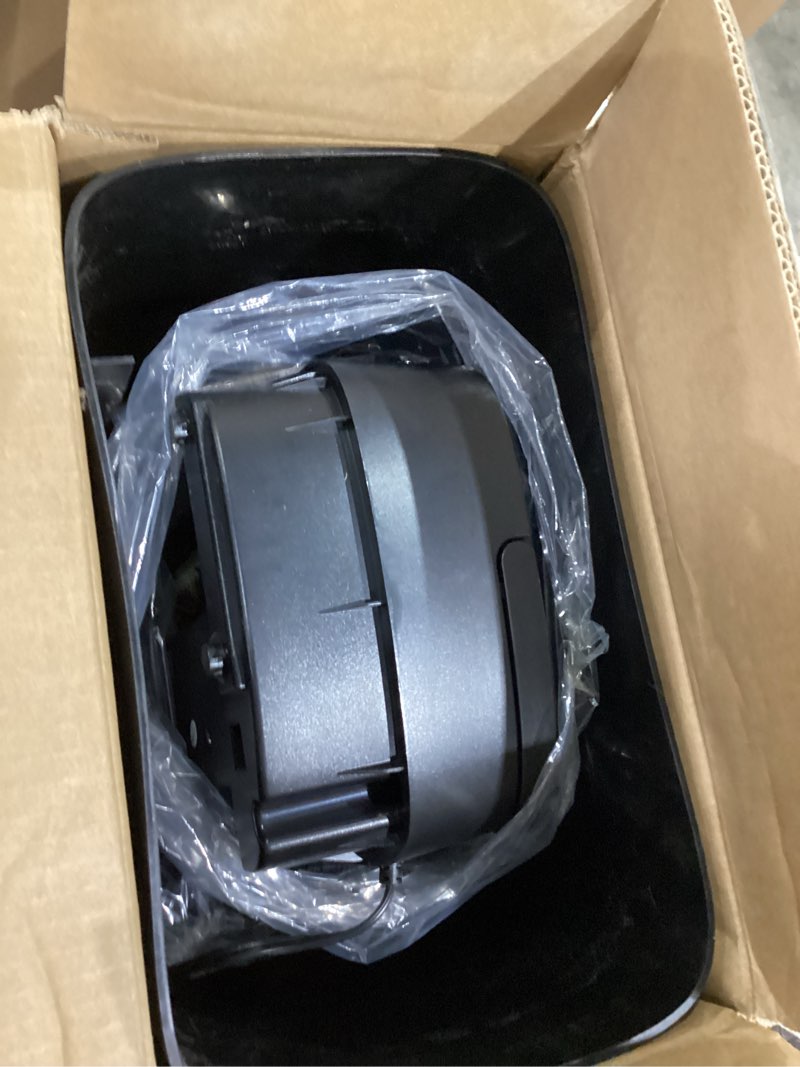 Condition photo showing As Is for amazon basics cross cut paper and credit card shredder, 12 sheet (new model), black 12 sheet black