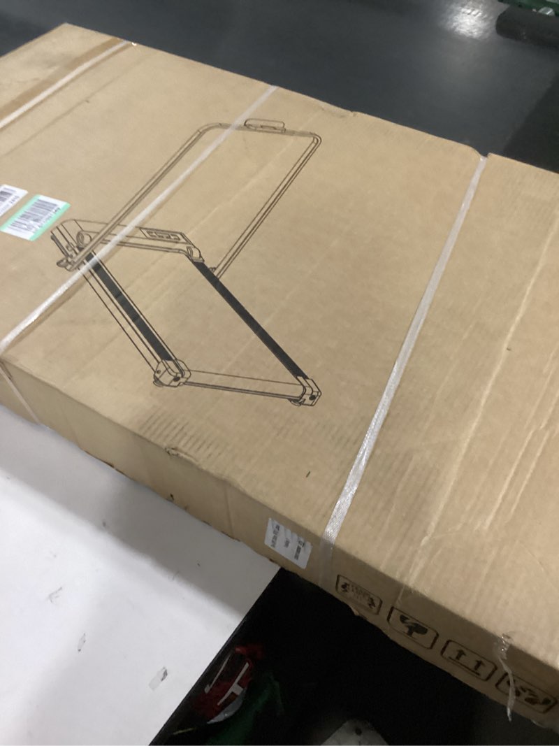 Condition photo showing New/Like New for Walking Pad with Handle Bar and Incline, 3.0HP Portable Small Treadmills with Handles for Home Small Spaces, 0.6-6.2MPH Electric Compact Walking Pads Treadmills with Incline, 320LB Capacity