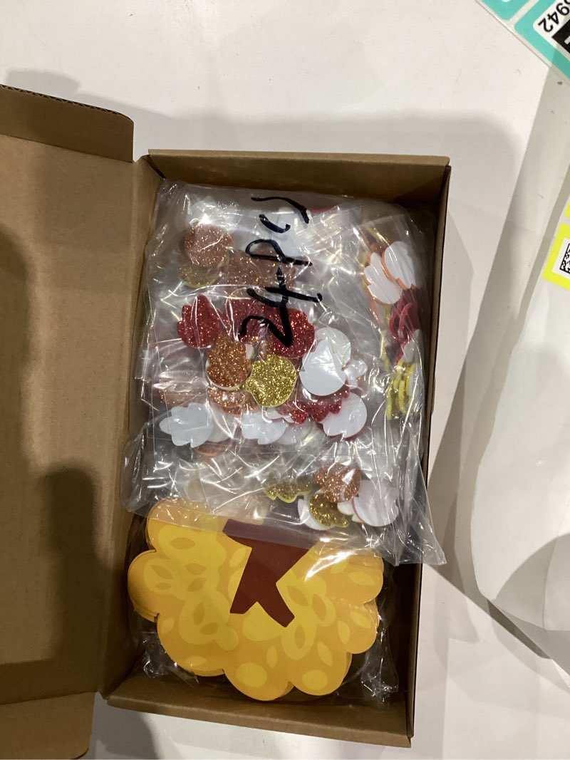 Condition photo showing New/Like New for Mootycapa 24 Pcs Thanksgiving Trees Bible Foam Craft Kits Fall Thankful Tree with Bible Verse Thanksgiving Magnet Foam Craft Kit, 5.5 Inch Fall Leaves Tree Christian DIY Decor for Church Activity