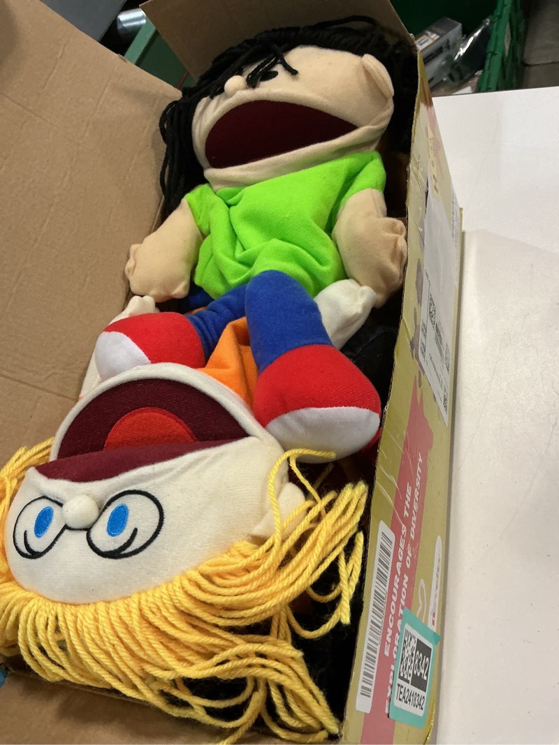 Condition photo showing Good Condition for 4E's Novelty Multicultural Hand Puppets for Kids - 8 Pack with Movable Mouth, Bulk Soft Plush Puppets for Kids Ages 4-8, for School Home Theater Shows, Teachers Classroom Supplies