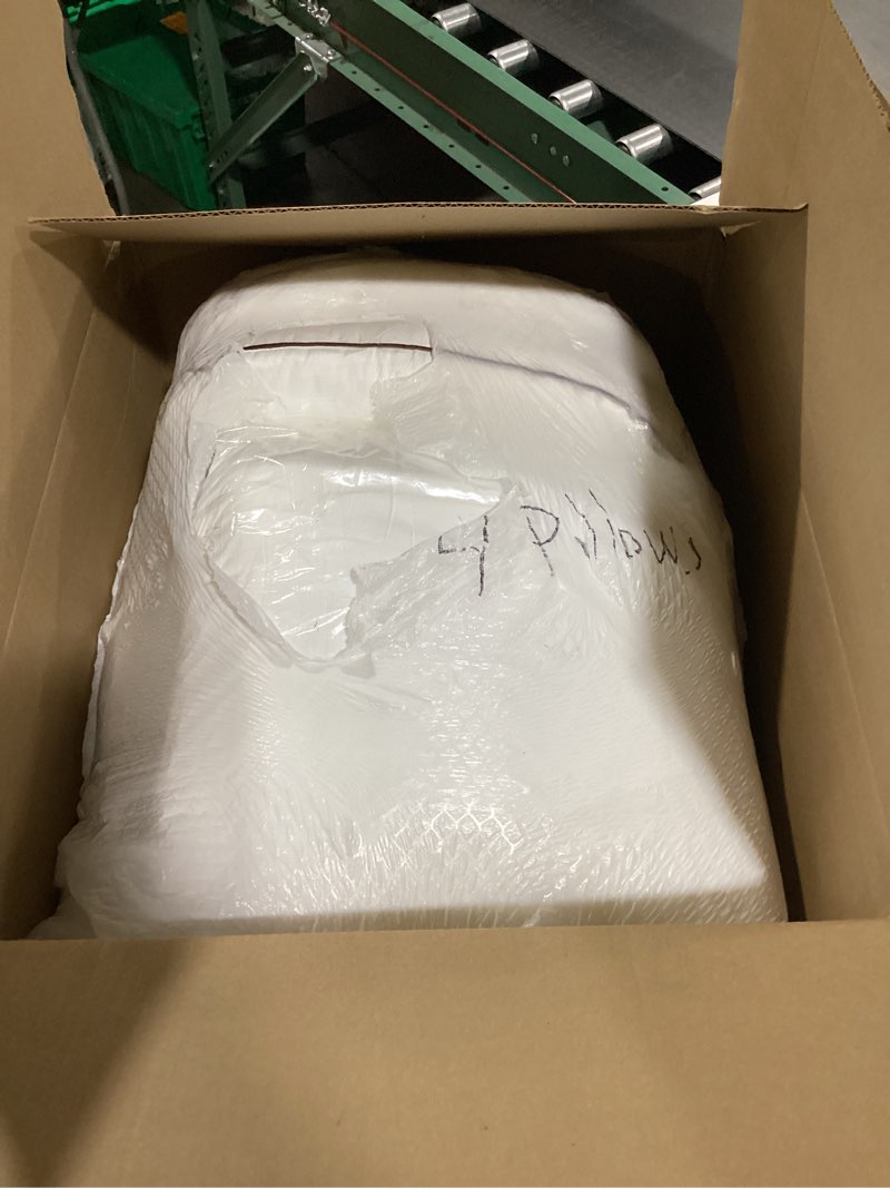 Condition photo showing Good Condition for Standard Size Bed Pillows for Sleeping 4 Pack,Luxury Hotel Pillows,Comfortable and Supportive,Machine Washable,Suitable for Stomach,Back and Side Sleepers. White Standard (Pack of 4)