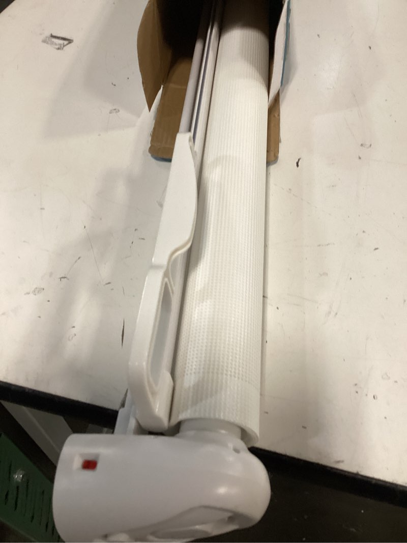 Condition photo showing Good Condition for probebi retractable dog gate for the house extends to 54" wide 34" tall, gates for baby indoor, stair gate for outdoor, staris, hallways, doorways, deck, porch, need drilling
