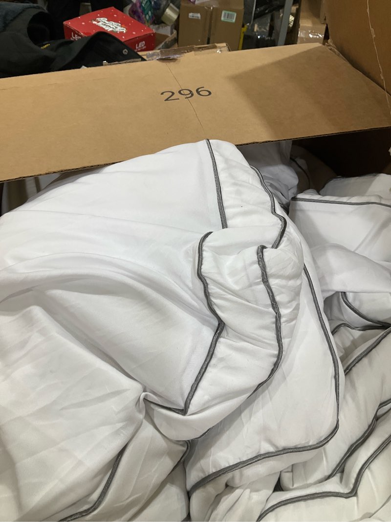 Condition photo showing As Is for Mattress Topper Queen,Extra Thick Mattress Pad Cover for Back Pain,Cooling Mattress Protector with 8-21 Inch Deep Pocket,Overfilled Down Alternative Filling White Queen