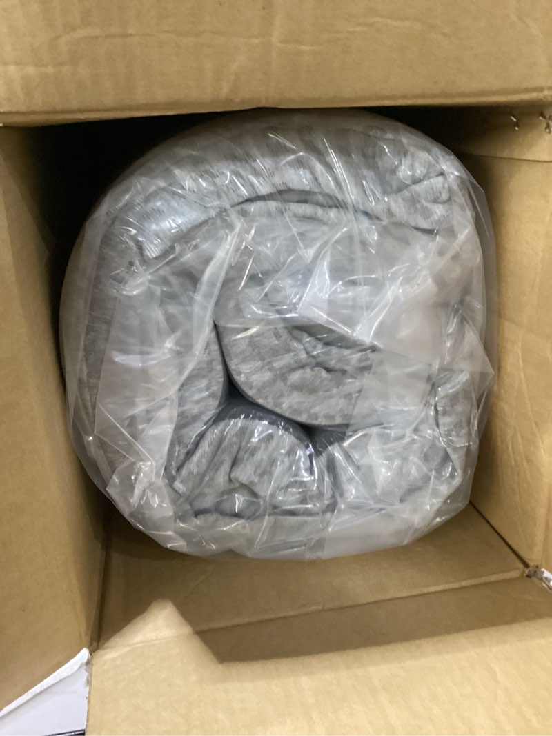 Condition photo showing New/Like New for MLILY Tri-Fold Memory Foam Mattress, 4 inch Twin XL Folding Mattress with Collapsible and Washable Cover, Travel and Guest Mat, 80"×38"×4", Grey