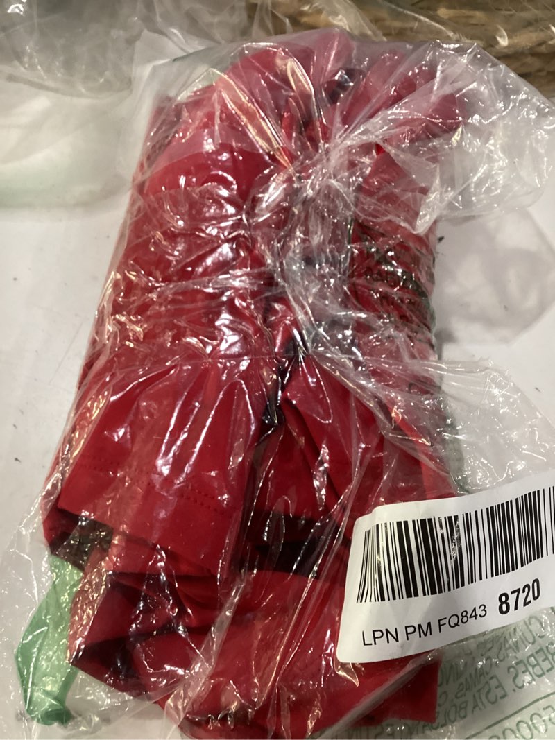 Condition photo showing Good Condition for women's golf skirts skort 4 side pockets high waisted stretchy tennis skirt | silky soft, lightweight, breathable, built-in mesh shorts, high waisted, elastic waistband, moisture-wicking, athletic large red