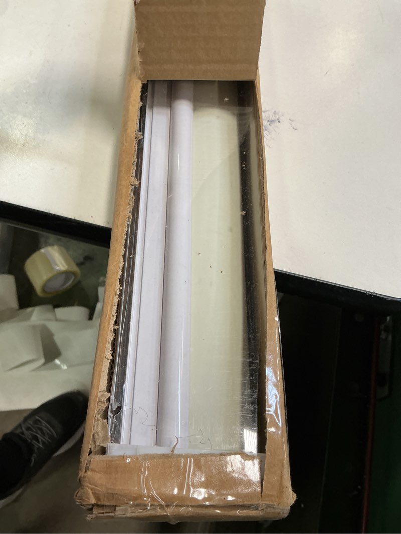 Condition photo showing New/Like New for AOSKY Cordless Roller Shades Blackout Blinds for Windows Room Darkening Rolled Up Shades with Spring System, UV Protection Window Shades Door Blinds for Home and Office (38" W x 72" H, Ivory) 38"W x 72"H Ivory