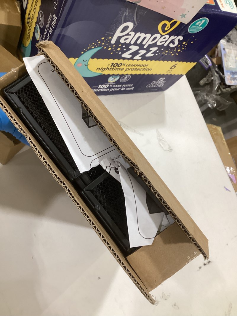 Condition photo showing Good Condition for Expandable Desk Drawer Organizer Tray with 10 Adjustable Compartments, Metal Mesh Office Drawer Organizer, Versatile Desk Organizer for Home, School Supplies, Makeup Vanity & Jewelry (Black)