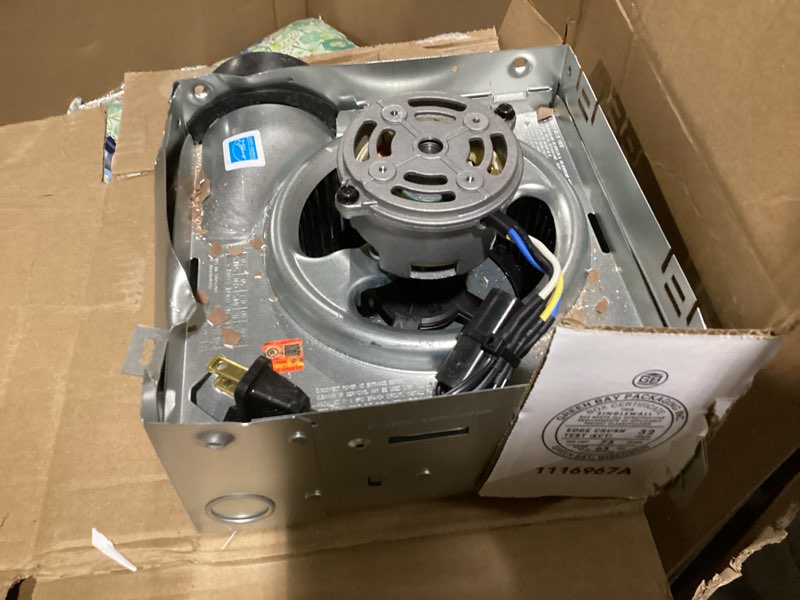 Condition photo showing Good Condition for broan-nutone 50 cfm ceiling bathroom exhaust fan with no?cut installation, quiet operation