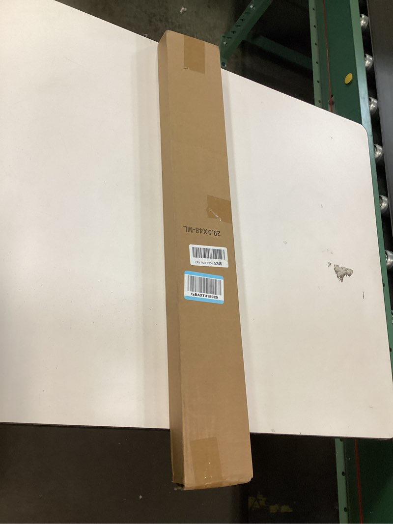 Condition photo showing New/Like New for No Tools No Drill Cordless Mini Blinds 30" Wx 48" H, 1" L-Shaped Blades, Horizontal Vinyl Blinds for Indoor Windows, White 30x48in