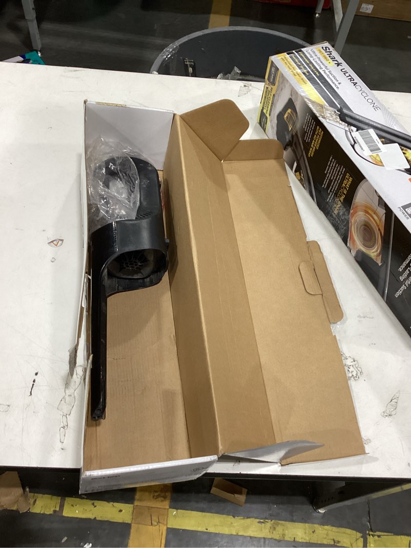 Condition photo showing As Is for shark ultracyclone pet pro plus cordless hand vacuum, powerful suction, handheld vacuum for car & home, pet power brush, crevice tool, scrubbing brush, xl dust cup, black, ch951