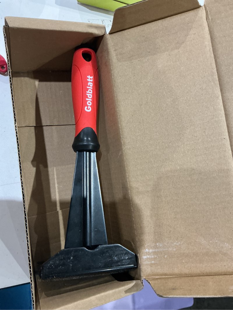Condition photo showing Good Condition for goldblatt trim puller, 4-inch tile removal multi-tool for commercial work & home improvement, baseboard, molding, siding and floor removal, remodeling