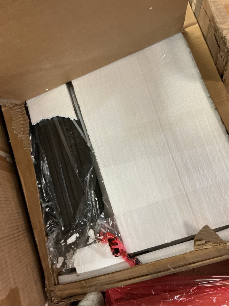 Condition photo showing Good Condition for Feonase Floating Bed Frame Queen with Led Lights and Charging Station, Wood Full Size Bed Frame with Storage Headboard, Heavy Duty Metal Slats, No Box Spring Needed, Easy Assembly,Walnut Walnut Queen