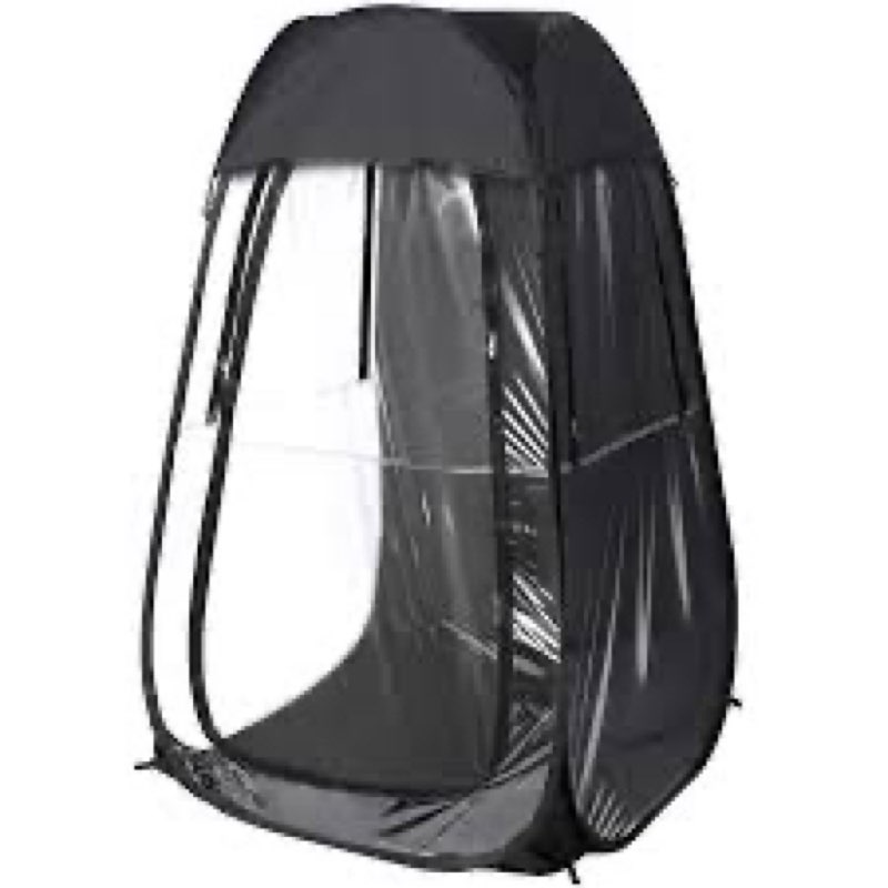 redcamp sports tent pop up shelter, 1 person all weather tents for outside sports, waterproof windproof rain pod, instant setup clear pop up shelter for soccer, baseball, fishing
