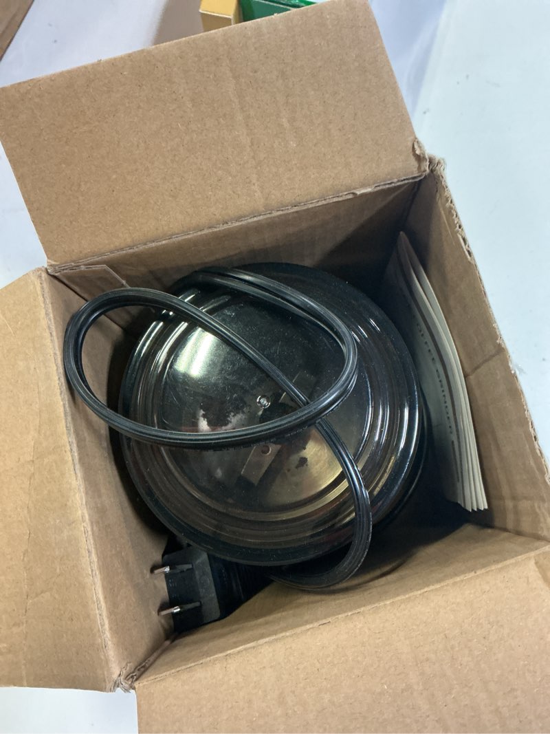 Condition photo showing As Is for shardor electric super silent blade coffee grinder, timed grind control rotary knob, adjustable coarse to fine for coffee beans, spices & herbs, black