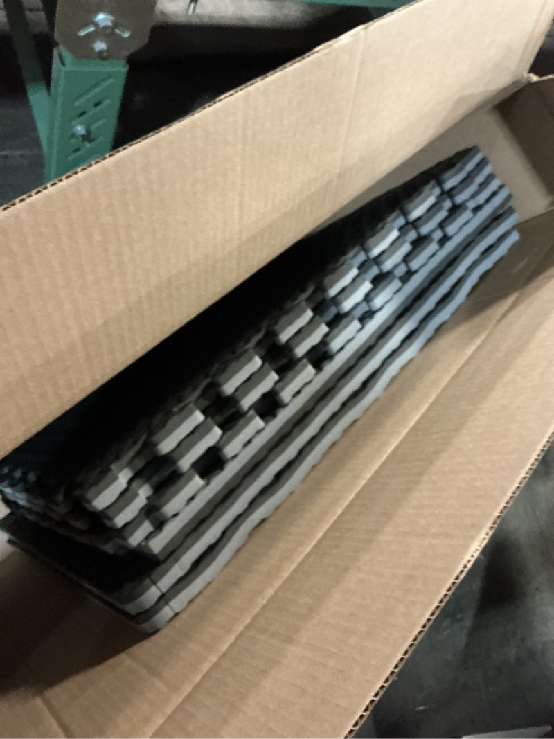 Condition photo showing Good Condition for AIRHOP Upgraded 0.79" Extra Thick 48 Sq Ft High-Density Eva Foam Exercise Gym Mats, 12 Pcs Large Interlocking Puzzle Floor Tiles (24"x24") for Home Gym, Black&Gray Black/Gray