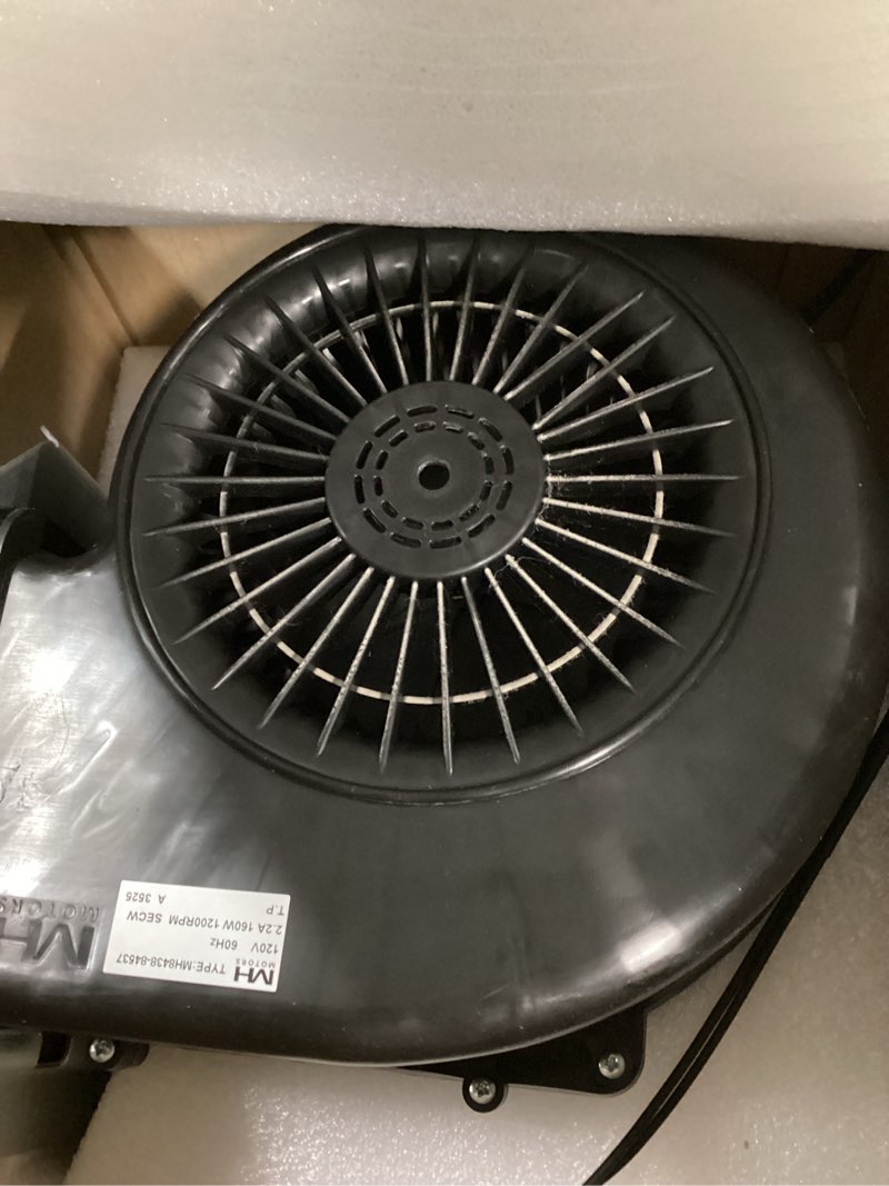 Condition photo showing As Is for Hiorucet KS-5020-1052 Blower Motor for PelPro PP70 PP130 PPC90 PP130-B TSC90 PP150 PP300 Pellet Stoves, PP130 Blower Motor for Outfitter II, PP130 Convection Blower for Bayview Home Heater PHC90