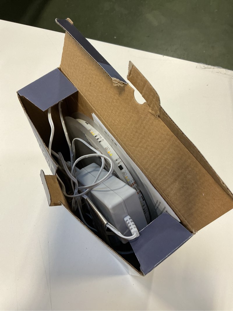 Condition photo showing As Is for Utilitech Strip Light 288-in Plug-in LED Under Cabinet Strip Light 