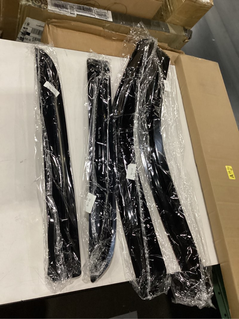 Condition photo showing New/Like New for kpy rain guards fit for 2015-2024 jeep renegade, out-channel window visors vent wind deflectors 4pc, car accessories for 15-24 renegade 2015-2024 renegade