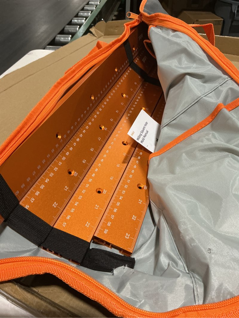 Condition photo showing As Is for imbot adjustable rectangle router jig – professional groove router jig for precise grooving, square & rectangular slots, mortises, and panel molding?work up to 21.85” x 21.85”