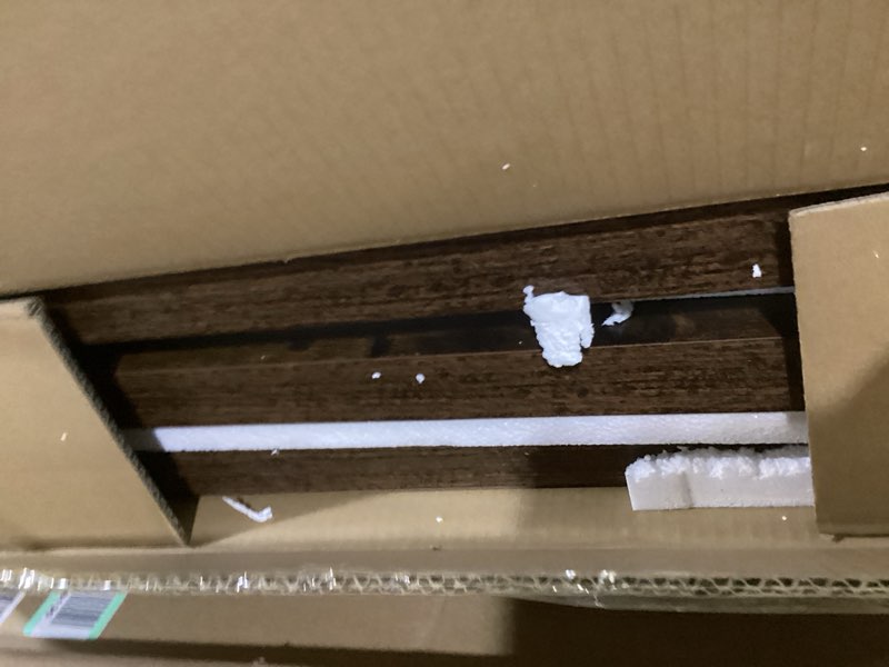 Condition photo showing Good Condition for floating shelves for wall, 1.5" thick wall shelf set of 3 with invisible brackets, 23.6l x 7.9w hanging shelves farmhouse home decor for bathroom, living room, bedroom, rustic brown 6301bjp3bf 23.6 inches rustic brown
