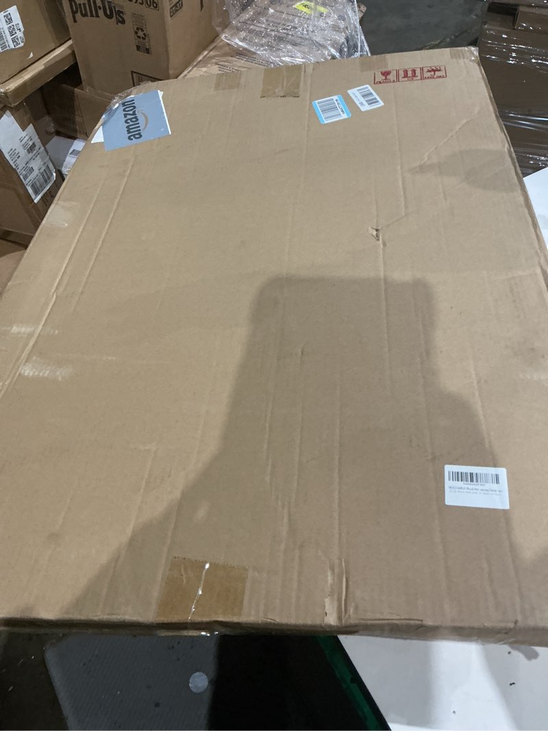 Condition photo showing As Is for Wood 24x36 Poster Frame Gold, Ornate Natural 36x24in Picture Photo Frame, Modern Golden 24 x 36inch Gallery Wall Frame with HD Plexiglass, Horizontal Vertical Wall Mounting Display 1pcs Gold 24x36