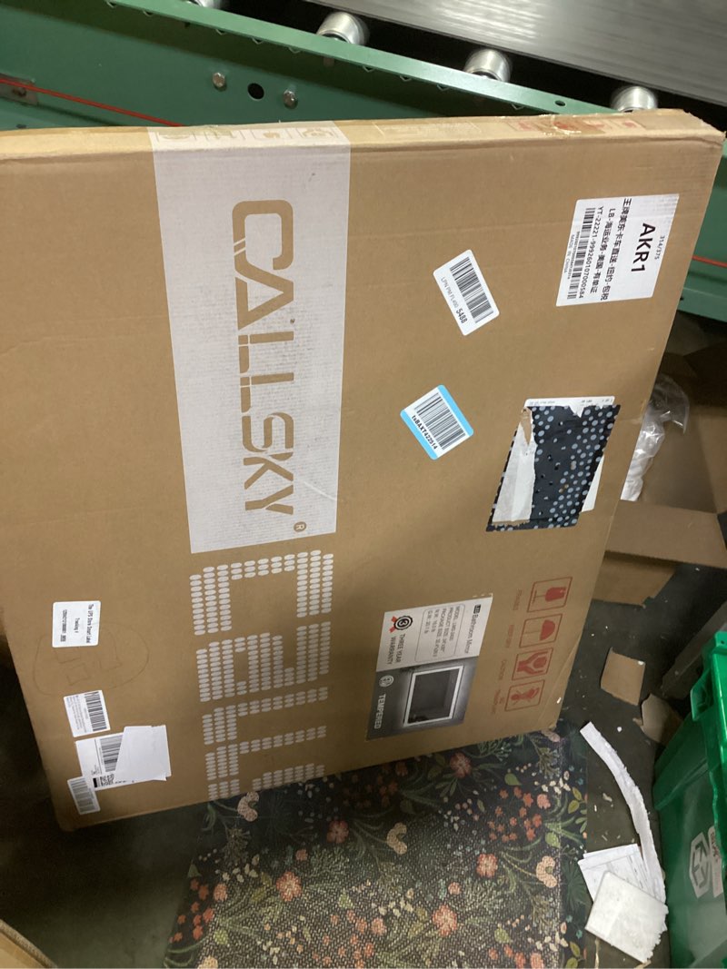 Condition photo showing New/Like New for 24"x 30" led mirror for bathroom, front and backlit controlled separately led vanity mirror with lights, lighted mirrors for bathroom wall, tempered glass, stepless dimmable, anti fog, memory(etl) 30"l x 24"w