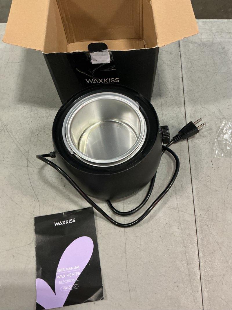 Condition photo showing Good Condition for waxkiss digital hair removal warmer with see-through lid and 14oz pot black-1