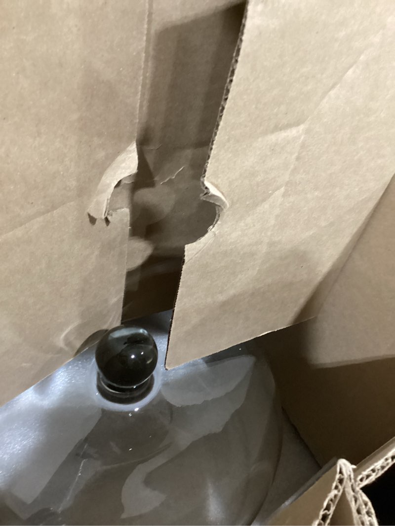 Condition photo showing Good Condition for Libbey Acaciawood Flat Round Wood Server with Glass Dome