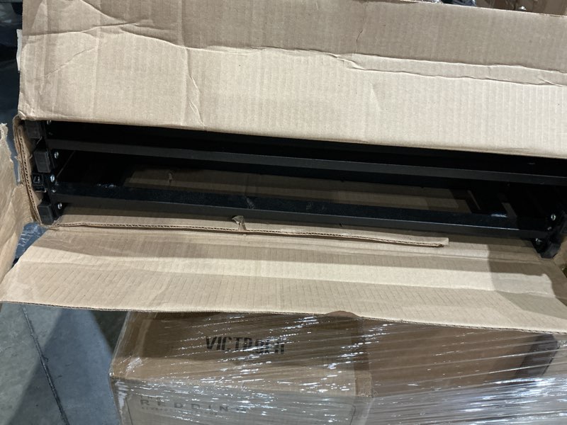Condition photo showing As Is for idealframe full - high-rise platform bed frame - metal, no box spring