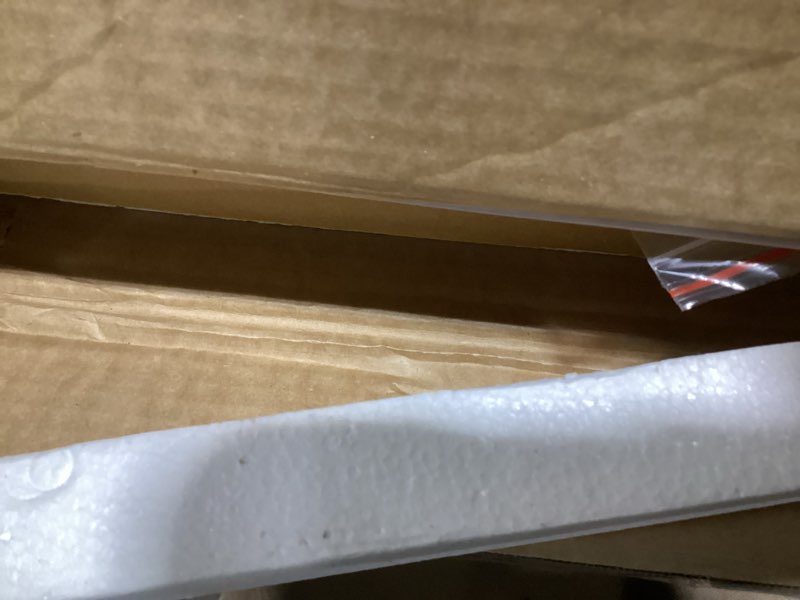 Condition photo showing Good Condition for (PARTIAL)ChooChoo Round Dining Table for 2, Farmhouse Wood Kitchen Table, Circle Dinner Table for Kitchen & Dining Room, Small Space, 31.5In, Black Black 31.5inch